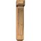 Ekena Millwork Thorton Craftsman Smooth Bracket w/ Offset Brace, Western Red Cedar, 5 1/2"W x 16"D x 28"H BKT0604X16X28THR04SWR - alternate 4